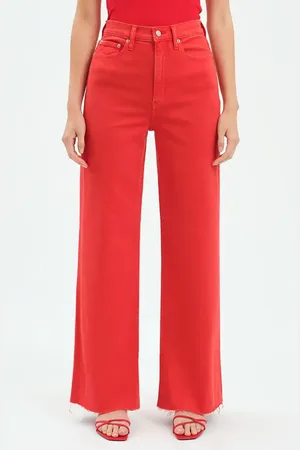 Danny Daze Far Out High Waist Wide Leg Jeans in at Nordstrom, Size 25