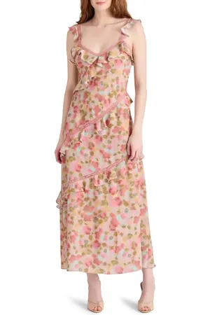 Steve Madden Versailles Floral Ruffle Dress in at Nordstrom, Size 10