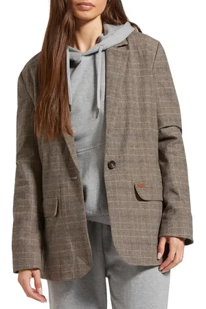 Brixton Manhattan Houndstooth Stretch Cotton Sport Coat in at Nordstrom, Size X-Small