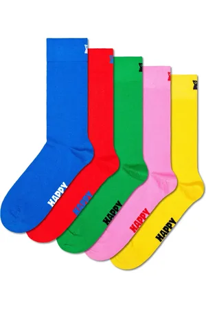 Happy Socks Assorted 5-Pack Crew Socks in at Nordstrom