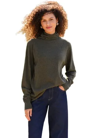 CELTIC & CO. Geelong Wool Slouch Turtleneck Sweater in at Nordstrom, Size Small