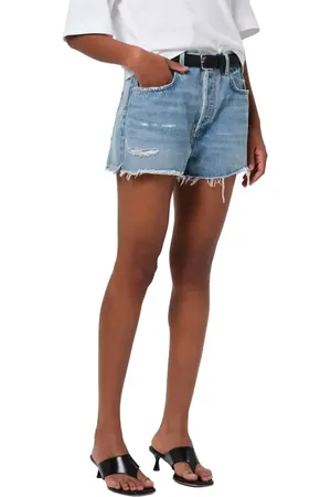 Citizens of Humanity Marlow High Waist Denim Cutoff Shorts in at Nordstrom, Size 24