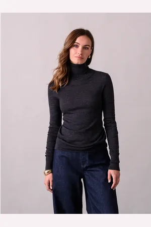 CELTIC & CO. Merino Roll Neck Fitted Sweater in at Nordstrom, Size Medium