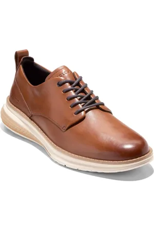 Cole Haan OriginalGrand Energyweave Plain Toe Oxford in British Tan /Ivory at Nordstrom, Size 7.5