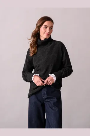 CELTIC & CO. Geelong Wool Slouch Turtleneck Sweater in at Nordstrom, Size Medium