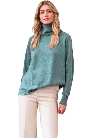 CELTIC & CO. Geelong Wool Slouch Turtleneck Sweater in at Nordstrom, Size Medium