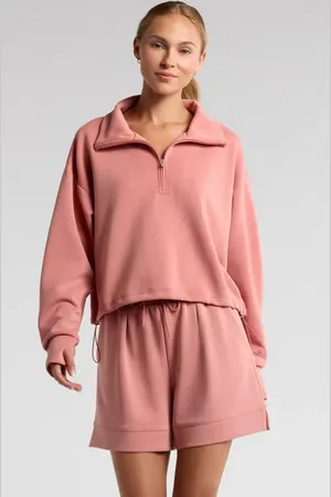 Zella Ultra Soft Scuba Knit Half Zip Pullover in at Nordstrom, Size Xx-Large