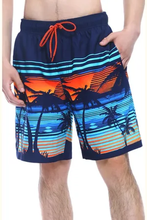Rokka & rolla All-Day Comfort Mesh-Lined Swim Trunks in at Nordstrom, Size Medium