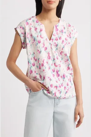 Bobeau Dolman Sleeve Piqu?? T-Shirt in at Nordstrom, Size Medium