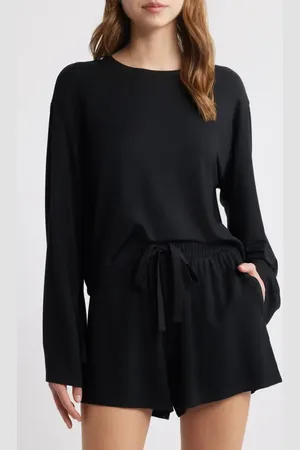 Open Edit Solid Stretch Modal Short Pajamas in at Nordstrom, Size Medium