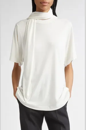 BITE Ludo Oversize Draped Scarf T-Shirt in at Nordstrom, Size X-Small