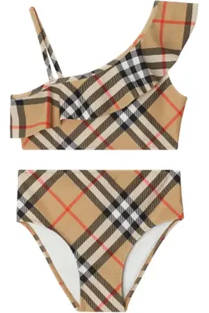 Burberry Check Bikini in at Nordstrom, Size 8