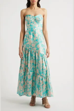Hutch Phoebe Strapless Maxi Cocktail Dress in at Nordstrom, Size 8