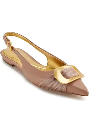 Donna Karan Perilynn Pointed Toe Slingback Flat in at Nordstrom, Size 10