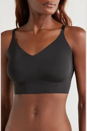 True & Co. True Body Boost Triangle Lace Convertible Strap Bra in at Nordstrom, Size Large