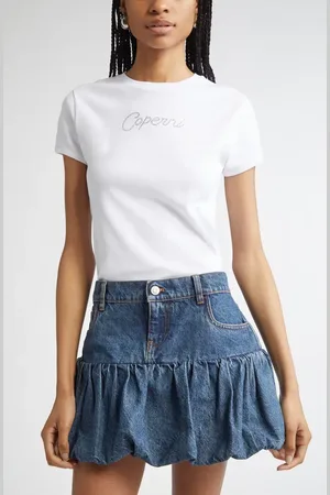 COPERNI Crystal Logo Cotton T-Shirt in at Nordstrom, Size Small