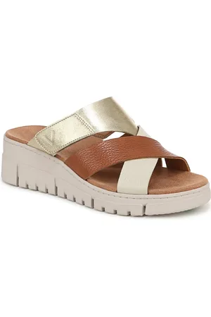 Vionic Uptown Sunset Platform Wedge Slide Sandal in at Nordstrom, Size 7.5