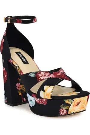 Nine West Vicky Ankle Strap Platform Sandal in at Nordstrom, Size 6