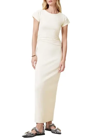 AllSaints Katarina Slim Fit Cap Sleeve Maxi Dress in at Nordstrom, Size 4 Us