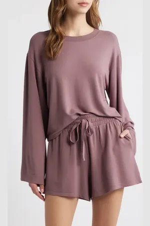 Open Edit Solid Stretch Modal Short Pajamas in at Nordstrom, Size Large