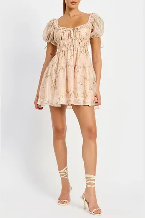 En Saison Kimberly Tiered Minidress in at Nordstrom, Size Medium