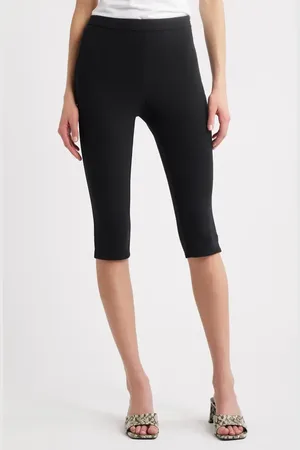 Open Edit Crepe Capri Leggings in at Nordstrom, Size Small