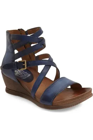 Miz Mooz Shay Strappy Wedge Sandal in at Nordstrom, Size 5.5-6Us