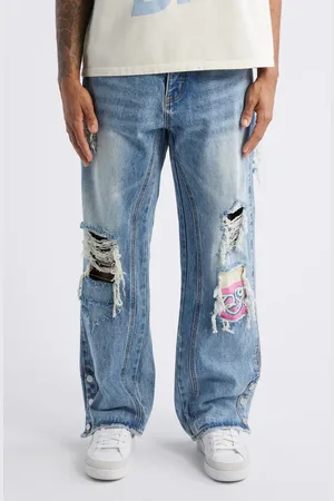 Diet Starts Monday Truck Stop Ripped Straight Leg Jeans in at Nordstrom, Size 34