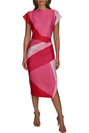 Donna Karan Pleated Sheath Dress in at Nordstrom, Size 6