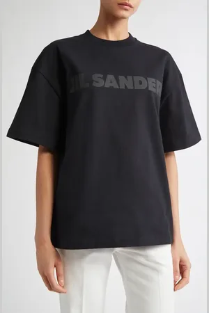 Jil Sander Boxy Logo Graphic T-Shirt in at Nordstrom, Size Large