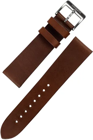 UNIMATIC Leather Watchband in at Nordstrom