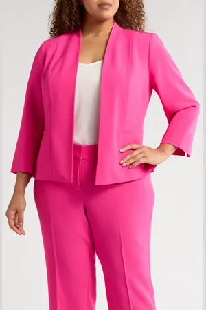 Kasper Open Cardigan-Style Blazer in at Nordstrom, Size 22W