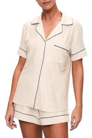 Eberjey Gisele Printed Relaxed Jersey Knit Short Pajamas in at Nordstrom, Size Medium