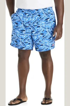 Vineyard Vines Big & Tall Bone Fish Chappy Swim Trunks in at Nordstrom, Size 4X Big
