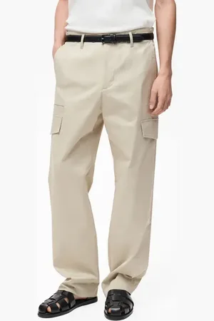 MANGO Relaxed Fit Flat Front Multipocket Pants in at Nordstrom, Size 34