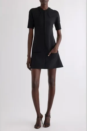 Courrèges Technical Jersey Scuba Knit Minidress in at Nordstrom, Size 4 Us