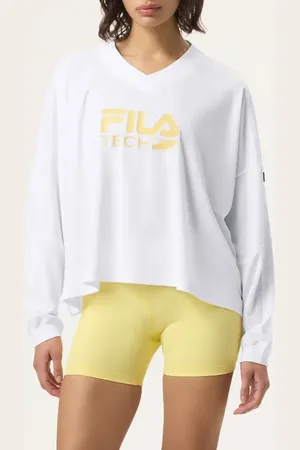Fila X Hailey Long Sleeve Sports Jersey in at Nordstrom, Size Medium