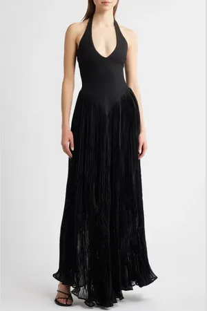 Delfi Rowena Halter Dress in at Nordstrom, Size X-Small