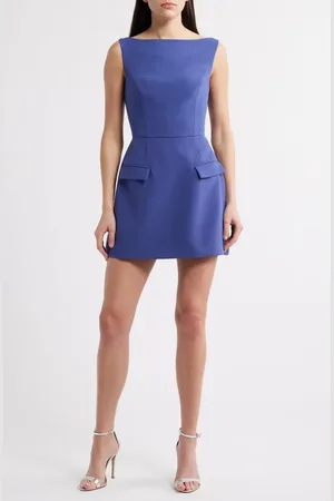 Amanda Uprichard Banco Sculptural A-Line Minidress in at Nordstrom, Size Large