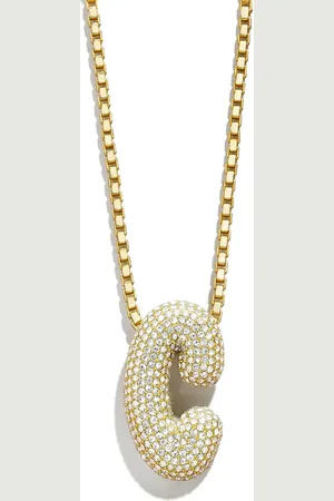 Baublebar Bubble Initial Pendant Necklace in at Nordstrom