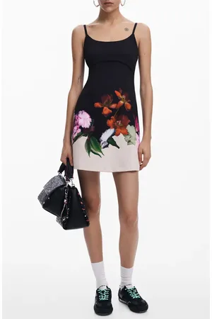 Desigual Placement Print Body-Con Minidress in at Nordstrom, Size X-Large