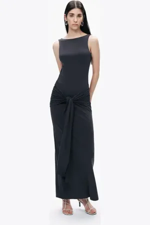 Nocturne Backless Maxi Dress in at Nordstrom, Size X-Large