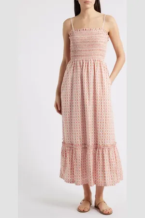 Cleobella Magnila Check Print Sleeveless Dress in at Nordstrom, Size X-Small