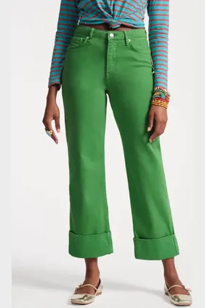 FRANCES VALENTINE Smarty Cuffed Jeans Solid Denim in at Nordstrom, Size 2