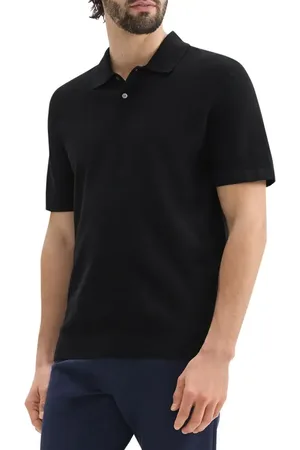 THEORY Goris Grid Light Performance Polo in at Nordstrom, Size X-Large