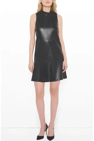 AS by DF Crawford Upcycled Leather Dress in at Nordstrom, Size X-Small