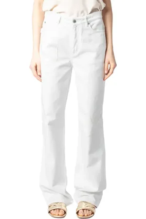 Zadig & Voltaire Elio Embroidered Heart Straight Leg Jeans in at Nordstrom, Size 29