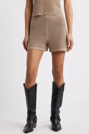 BP. Open Stitch Coverup Shorts in at Nordstrom, Size X-Small