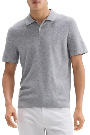 THEORY Goris Grid Light Performance Polo in at Nordstrom, Size Small
