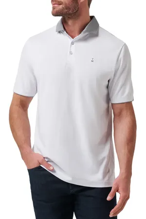Travis Mathew Reservation Number Cotton Blend Polo in at Nordstrom, Size Medium